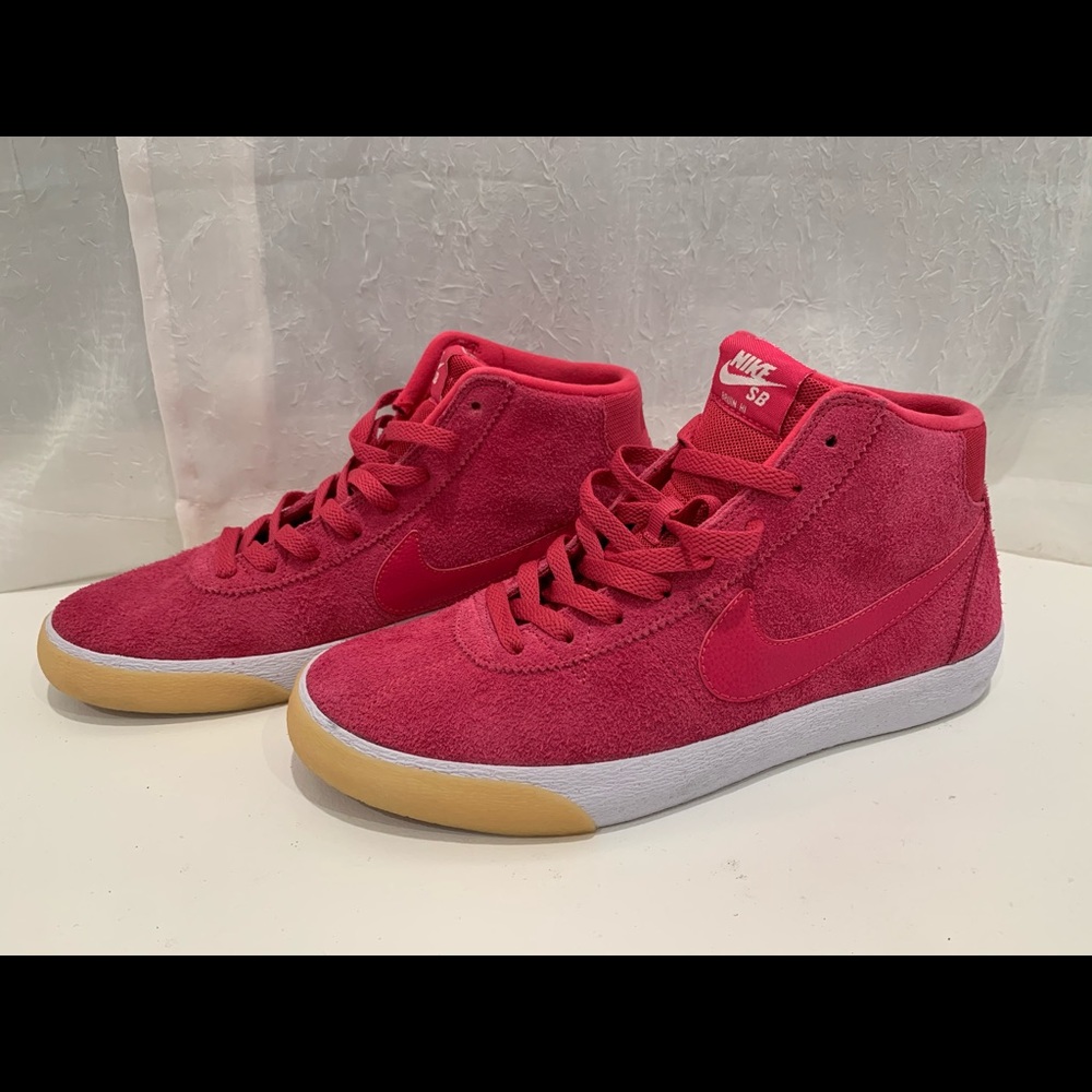 Nike Sneakers Shoes Sb Bruin Hi Pink Skate Shoes